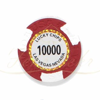 چیپ پوکر lucky chips عدد 10000 رول 25 تایی