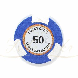 چیپ پوکر lucky chips عدد 50 رول 25 تایی
