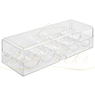 ظرف نگهدارنده ژتون پوکر با درب 100 تایی