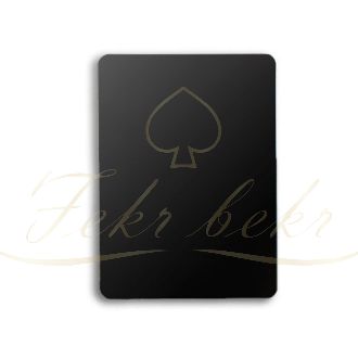 کارت ته برگ پوکرسایز مشکی