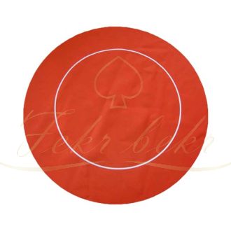 مت گرد رنگ قرمز