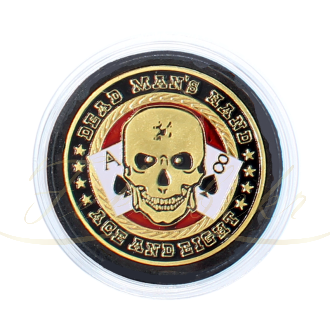 محافظ کارت طرح dead man hands طلایی