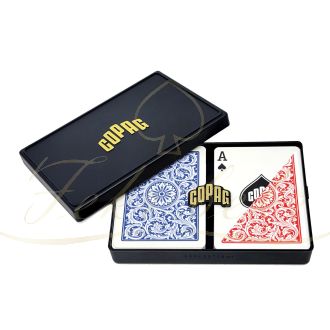 پاسور پوکر سایز copag قرمز آبی