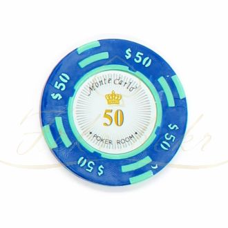 ژتون monte carlo عدد 50 رول 25 تایی