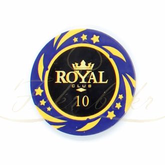 ژتون پوکر Royal عدد 10 رول 25 تایی