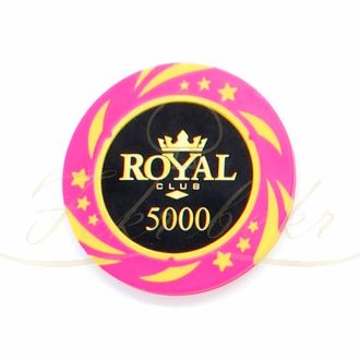 ژتون پوکر Royal عدد 5000 رول 25 تایی