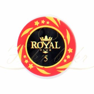 ژتون پوکر Royal عدد 5 رول 25 تایی