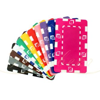 نمونه 11 تایی از تمام رنگ ها پلاک مستطیلی