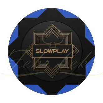 چیپ پوکر slowplay مدل nash clay رنگ آبی رول 25تایی