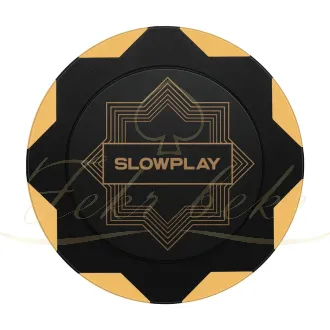 چیپ پوکر slowplay مدل nash clay رنگ کرم رول 25تایی