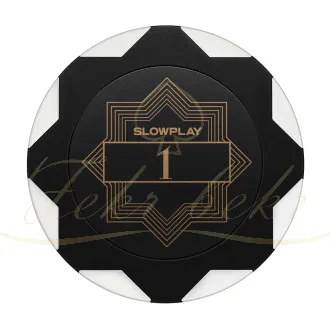 چیپ پوکر slowplay مدل nash clay عدد 1 رول 25تایی