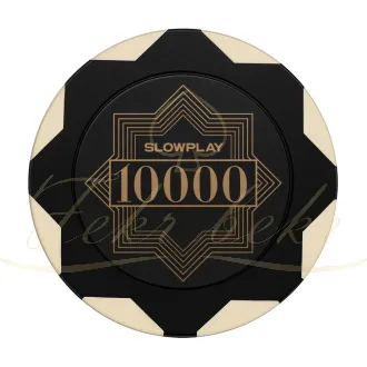 چیپ پوکر slowplay مدل nash clay عدد 10000 رول 25تایی