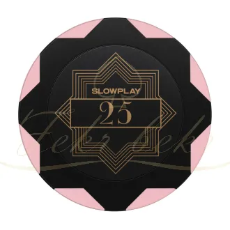 چیپ پوکر slowplay مدل nash clay عدد 25 رول 25تایی