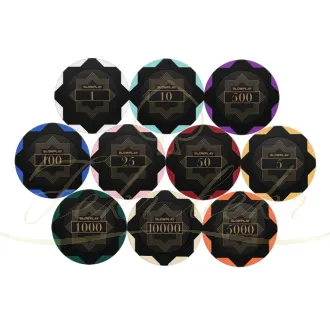 نمونه 10 تایی همه اعداد ژتون slowplay مدل nash