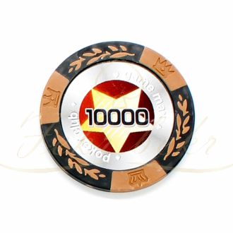 ژتون پوکر black stars عدد 10000 رول 25 تایی