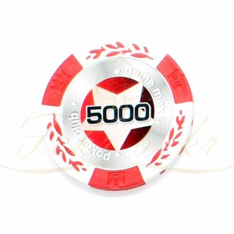 ژتون پوکر black stars عدد 5000 رول 25 تایی