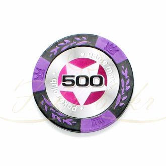 ژتون پوکر black stars عدد 500 رول 25 تایی