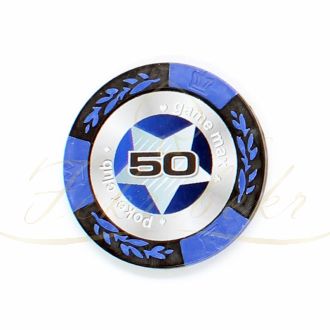 ژتون پوکر black stars عدد 50 رول 25 تایی