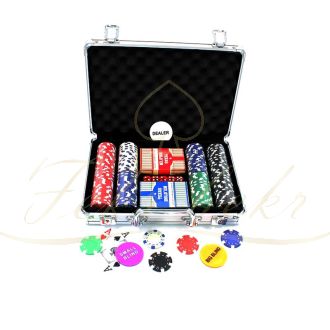 چیپ ست پوکر200تایی مدل texas holdem