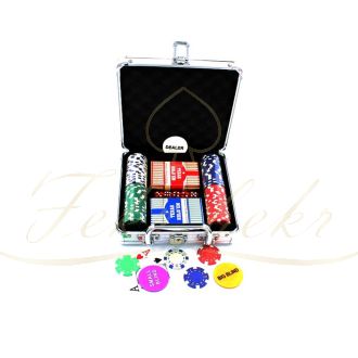 چیپ ست پوکر100 تایی مدل texas holdem