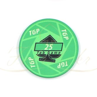 ژتون پوکر TGP عدد 25 رول 25‌ تایی