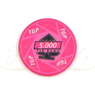 ژتون پوکر TGP عدد 5000 رول 25‌ تایی