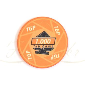 ژتون پوکر TGP عدد 1000 رول 25‌ تایی