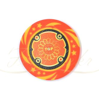 ژتون لوکس رنگ نارنجی رول 25 تایی