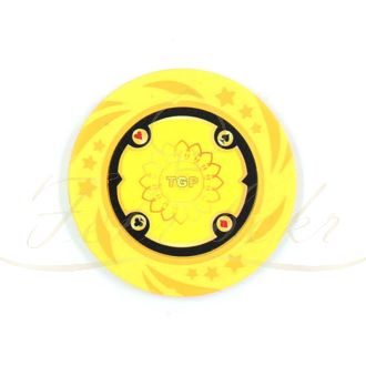 ژتون پوکر لوکس رنگ زرد رول 25 تایی