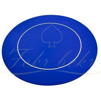 مت گرد رنگ آبی