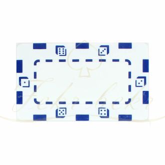 پلاک مستطیلی رنگ سفید بسته 5تایی